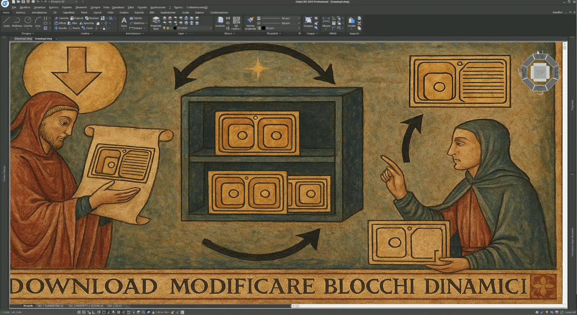 Download e modifica blocchi web