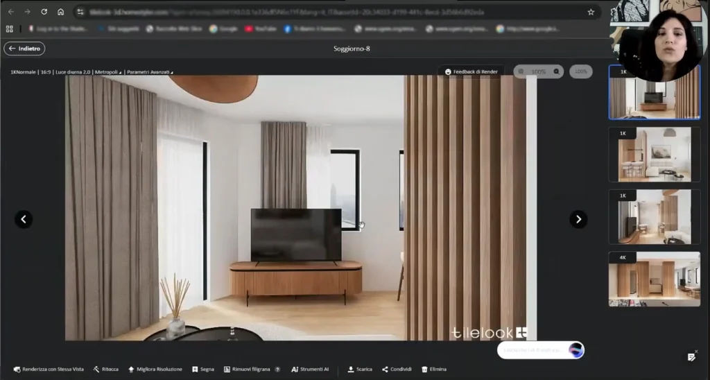 Dentro il progetto SketchUp Enscape Tilelook 3D Home